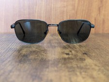 LUNETTES DE SOLEIL VINTAGE PERSOL GUNMETAL PILOT VERRES EN VERRE FABRIQUÉS EN...