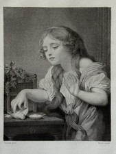 Greuze / Morse Gravure Gravure