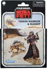 Star Wars - The Vintage Collection - Figurines Tusken Warrior & Massiff 10 cm - 
