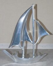 ANCIEN BATEAU VOILIER EN ALUMINIUM POUR DECO