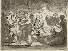 Rubens GRAVURE Eau Forte SAINT