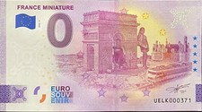 BILLET 0 EURO FRANCE MINIATURE FRANCE 2022 NUMERO DIVERS