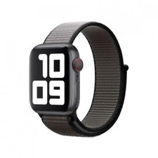 Véritable Apple Montre Nylon Sport Boucle Bracelet Bande 38mm/40mm - Ancre Gris