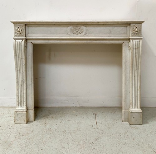 Cheminée louis xvi - louis, marbre