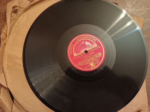 Disque tours gramophone - disque,
