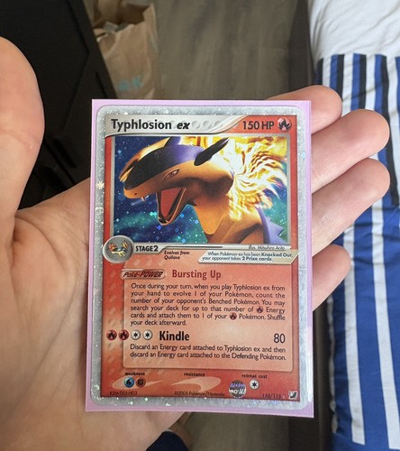 Pokemon card typhlosion - typhlosion, ex