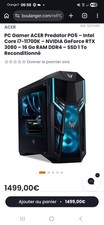 Ordinateur gamer acer predator - ordinateur,