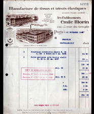 PARIS (III°) USINE de ROMILLY-sur-SEINE / SOUS-VETEMENTS "Emile MORIN" en 1940