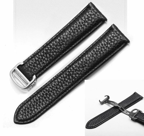 Montre cuir noir sangle - montre,