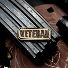 VETERAN - Patch militaire "3d"