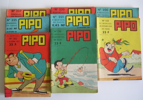 Lot numeros pipo ed lug - 9,