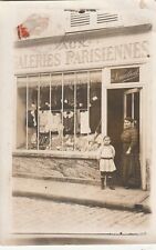 AE54 CPA carte photo façade