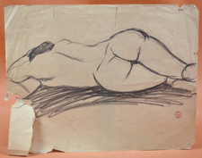 Dessin original XXème - Dos