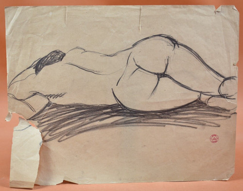 Dessin original xxème dos - xxème,