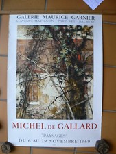 MICHEL DE GALLARD "PAYSAGES"
