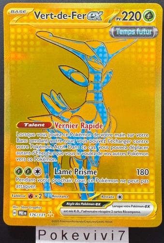 Carte pokemon vert fer - carte,