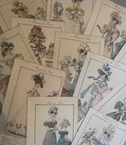 Lot gravures modes - lot,