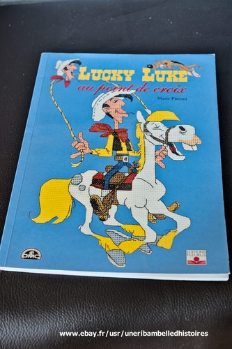 Lucky luke broderie livre - lucky, -livre