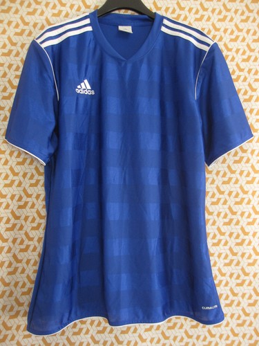 Maillot adidas bleu blanc - maillot,