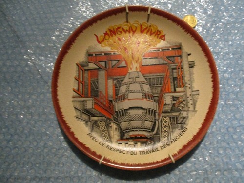 Assiette faïence longwy - assiette, en