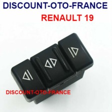 BOUTON INTERRUPTEUR LEVE VITRE RENAULT 19   - 7700817339