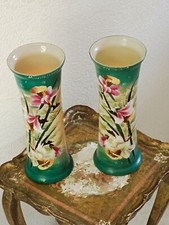 Paire vases legras verre - ,