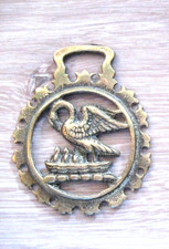 Horse Brass en laiton Signe