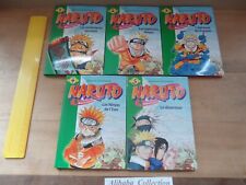 LOT 5 LIVRES NARUTO 1 2 3 4 5 BIBLIOTHEQUE VERTE ROMAN LIVRE no MANGA