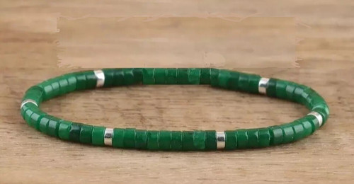 Bracelet perles heishi - bracelet, jade
