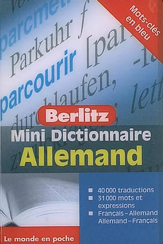 Mini dictionnaire allemand