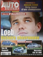 AUTO HEBDO 28/08/2002; Rallye