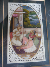 TABLEAU MINIATURE INDIENNE