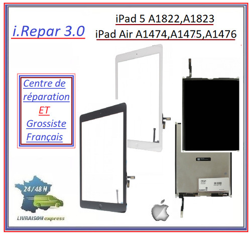Vitre tactile lcd ipad air - ,