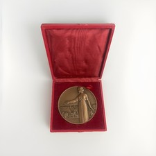 Médaille en bronze signé Pierre Turin (1891-1968) la prévention routière