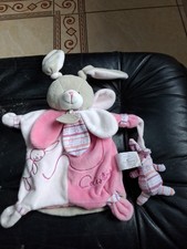 Doudou Plat Lapin Marionette