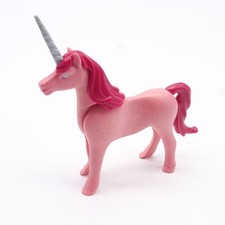 43450 Playmobil Licorne Adulte Rose Corne Bleue