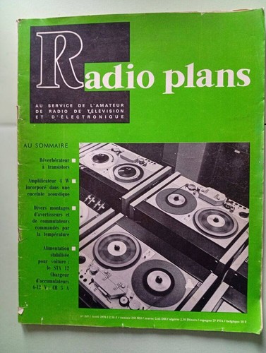 Radio plans nº - -, avril