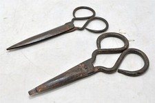 Ancien Lot De 2 Fer Tailleur