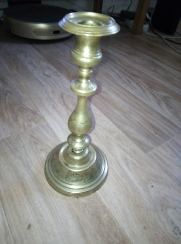 Bougeoir ancien cuivre - ancien, en