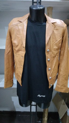 Veste courte cuir girl - hy,