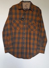 CARLO FILATI CHEMISE A CARREAUX MANCHES LONGUES 100% COTON TAILLE M