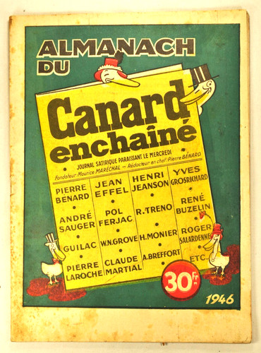 Almanach canard enchaine 1946 - almanach,