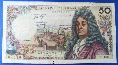 Billet français francs - français, 50
