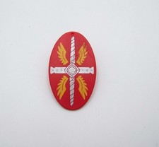 PLAYMOBIL (F214) ROMAINS -  Bouclier Ovale Légionnaire Tente Tribun 4273 (Abimé)