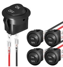 5x boutons on off interrupteur