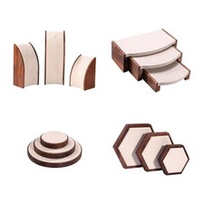 Lot de 3 présentoirs à