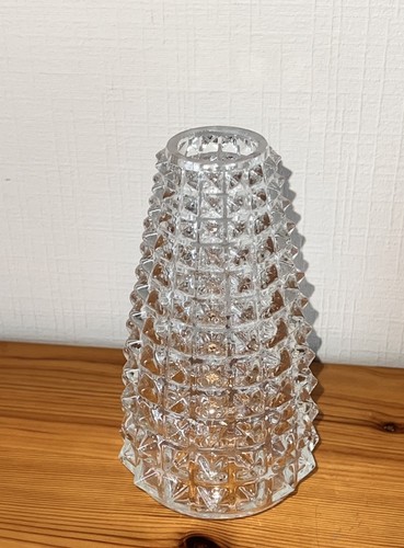 Tulipe globe verre moulé - en,