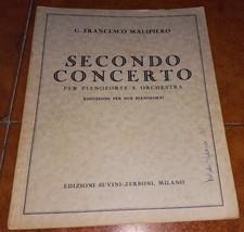 Malipiero Selon Concerto Pour Piano Et Orchestre Partition Deux Pianos 38