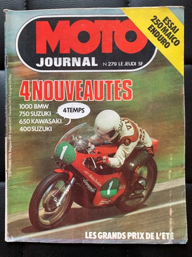 Moto journal 279 du - moto, n°279