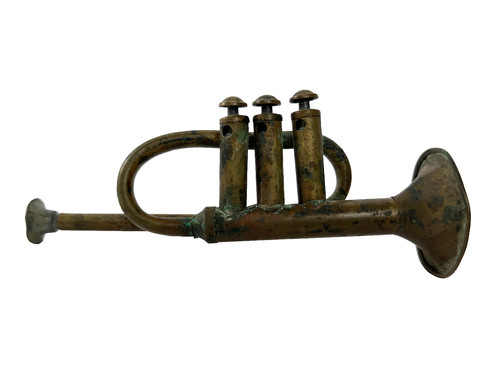 Trompette miniature laiton - trompette, en